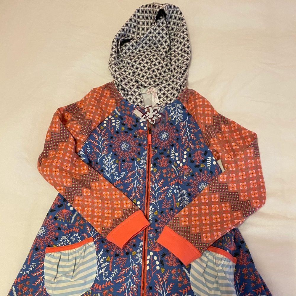 Matilda Jane zippered hoodie. NWT. Size 8